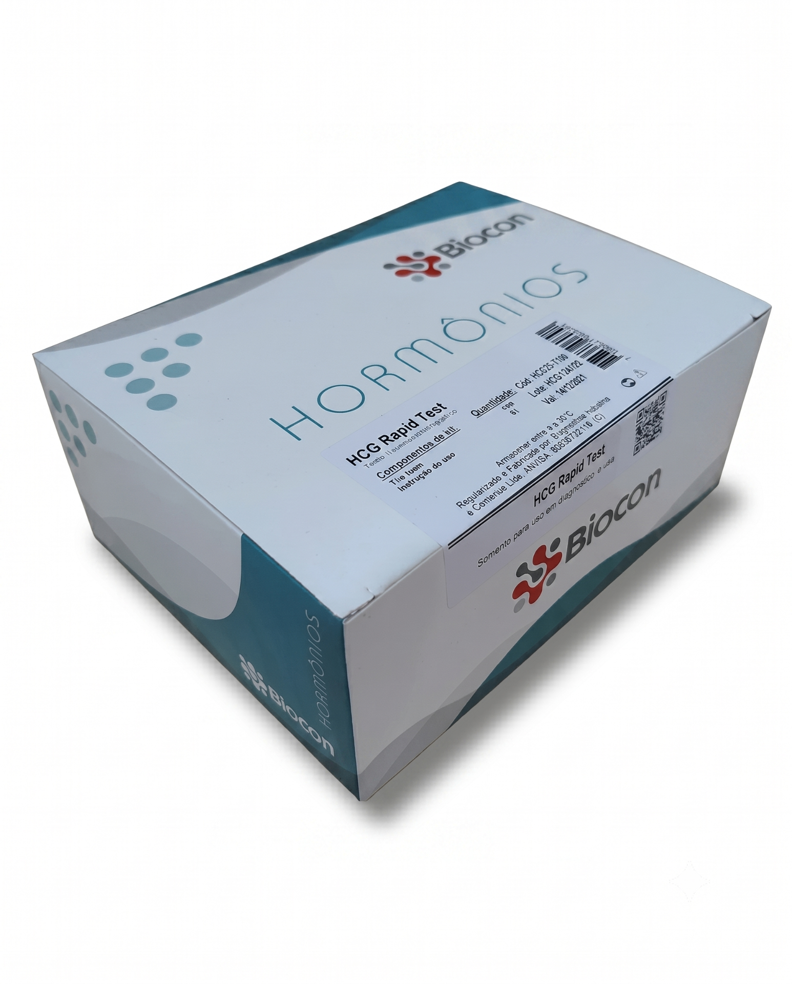 TESTE RAPIDO HCG REF HCG25-T100 CX C/100UN BIOCON