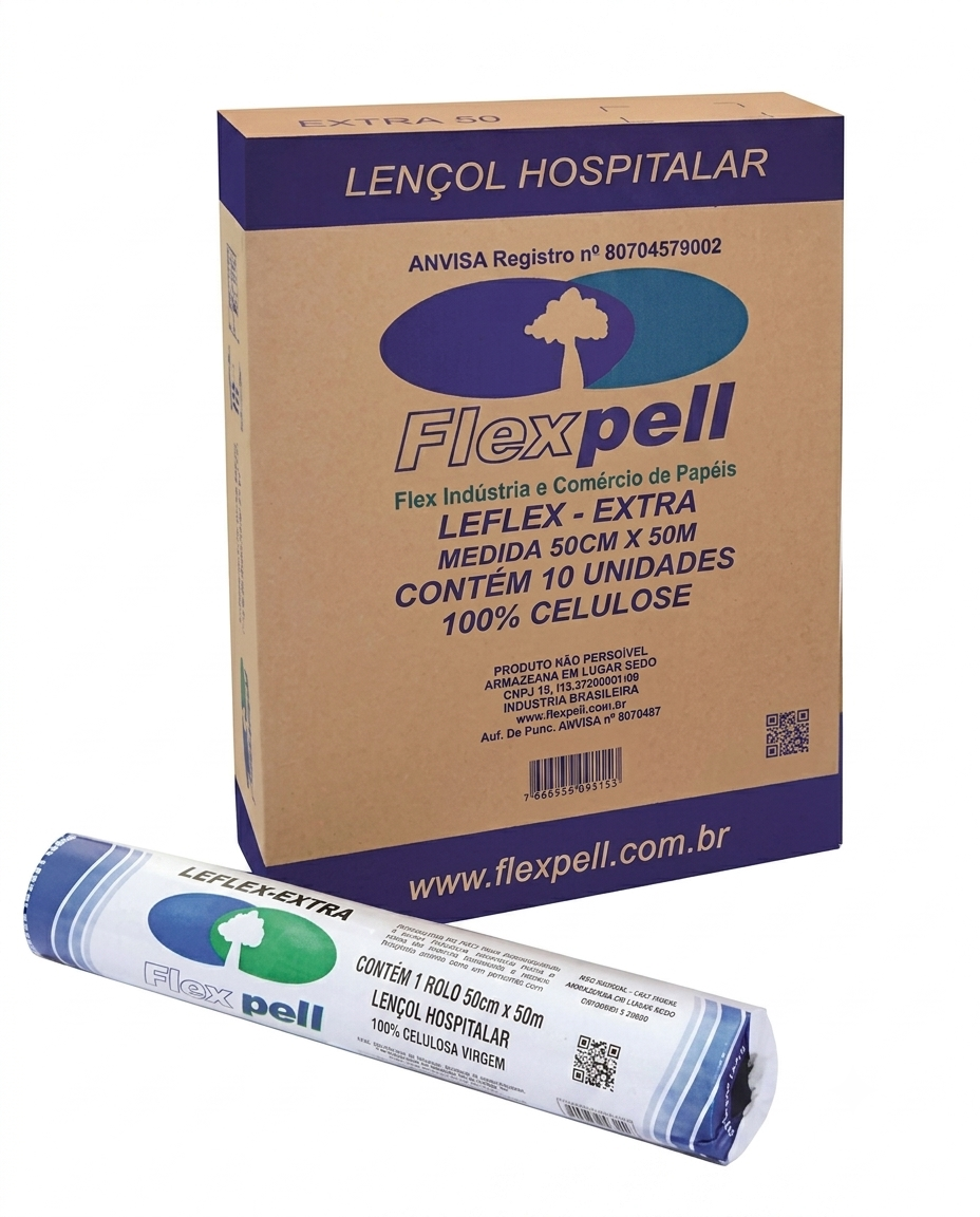 PAPEL LENCOL LEFLEX NATURA 70 CM X 50M FLEXPELL