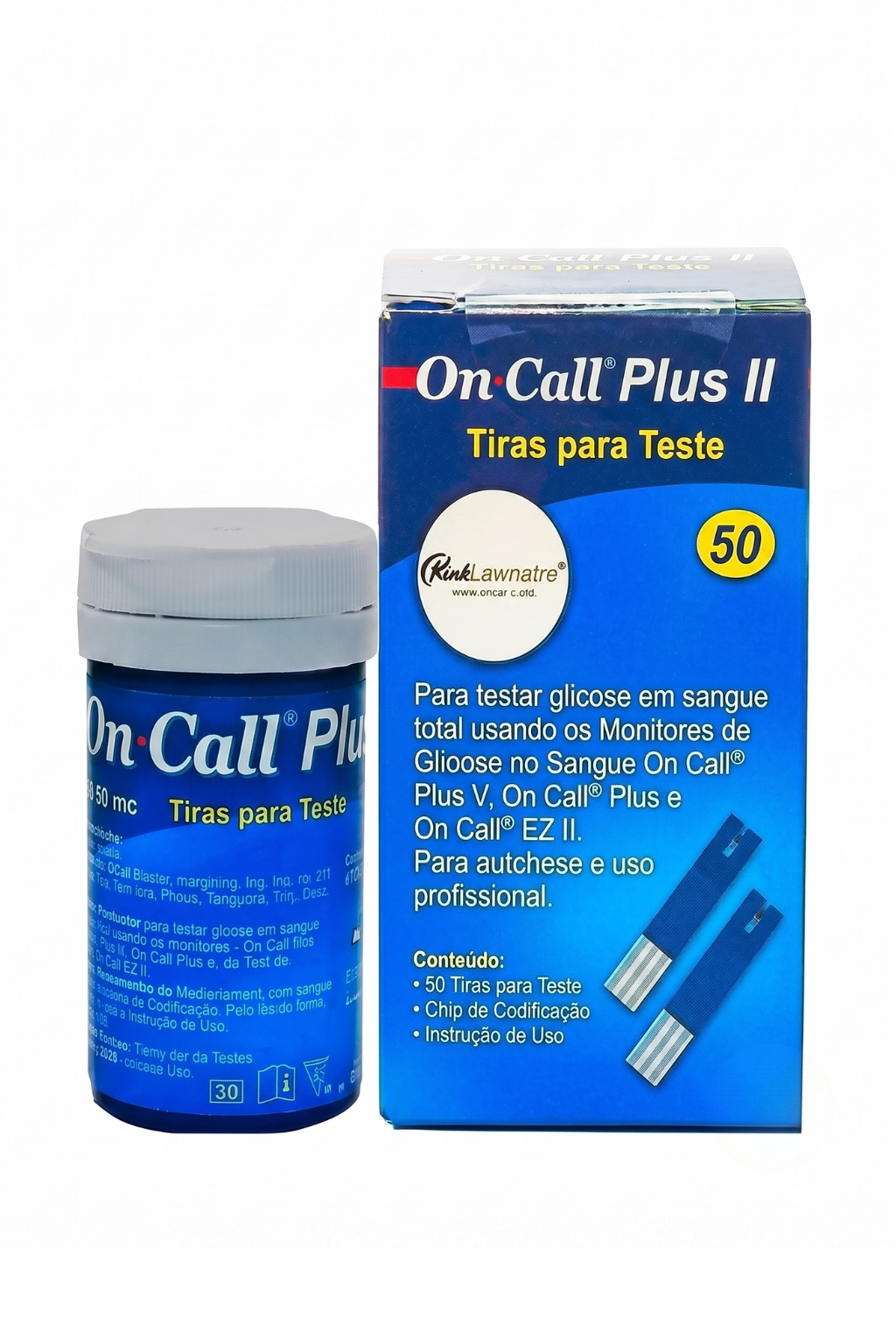 TIRA P/TESTE GLICOSE FR C/50UN REF G133-10C ON CALL PLUS II