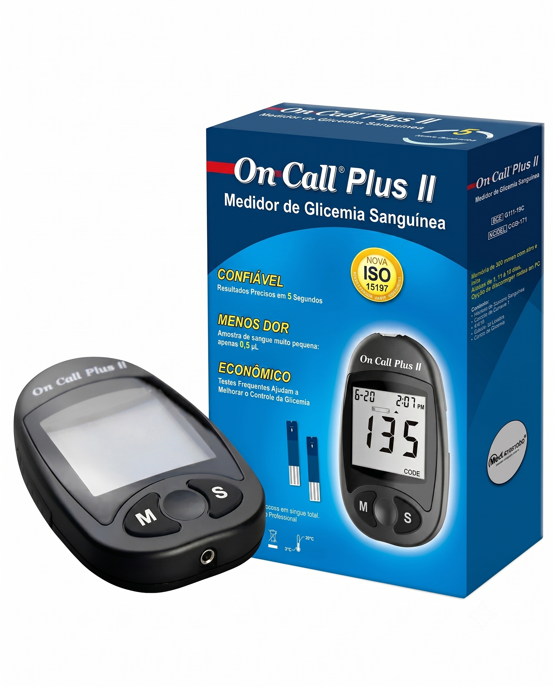 MONITOR DE GLICEMIA REF G113-11C ON CALL PLUS II