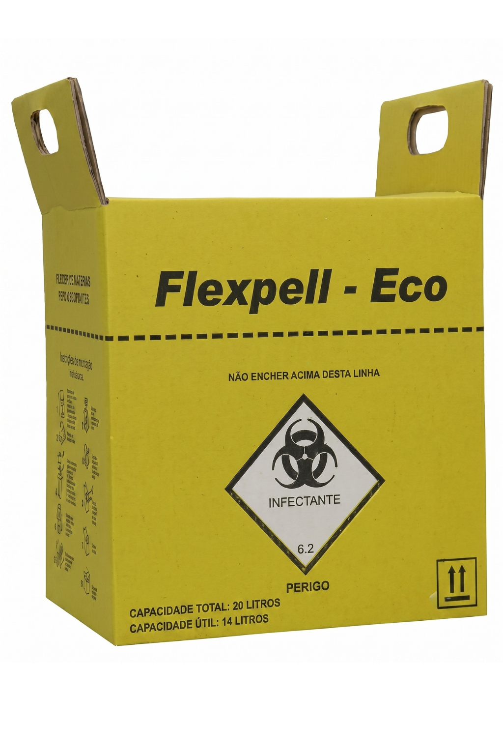 CAIXA COLETORA PERFUROC. 13L ECO CX C/20UN  FLEXPELL